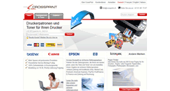 Desktop Screenshot of crossprint.ch